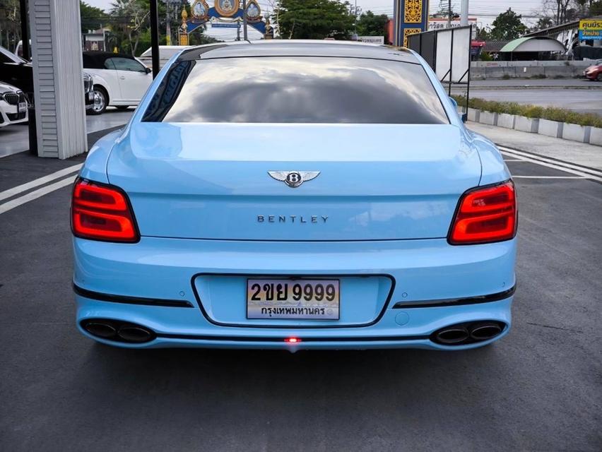 รหัสรถ KPV9999 2024 Bentley Flying Spur 2.9 Hybrid 4WD สีแดง Wrapฟ้า 18