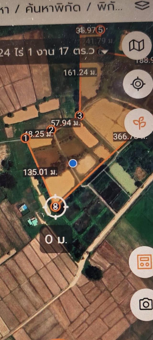ขาย ที่บ่อปลา24-1-17 ไร่ ที่ดินมีฉโนด   ซอย5 ต.พานพร้าว   อ. ศรีเชียงใหม่ จ. หนองคาย 43130 2
