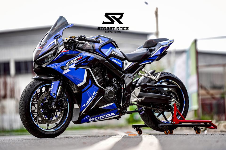 2023 Honda cbr650r ดำฟ้า รถปี 2023 รถสวย แต่งเยอะ 10
