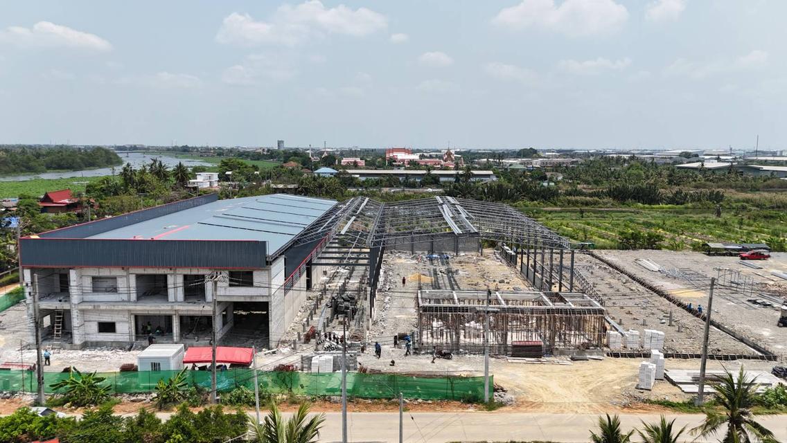 ให้เช่าโรงงานมือหนึ่ง 3 ไร่ 2800 ตรม. ขอใบรง.4 ได้ สมุทรสาคร ใกล้วัดพันธุวงษ์ ซ.สีวาพาสวัสดิ์-พันธุวงษ์ 1