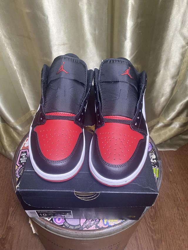 AIR JORDAN1 LOW BRED TOEV.2 รูปที่ 4