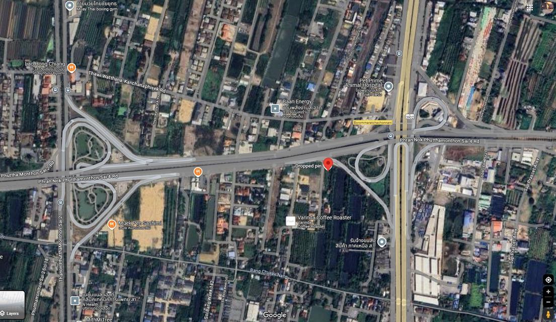 ขายด่วน ที่ดินขนาด 1 ไร่ 65 ตร.ว. หน้าที่ดินติดถนนใหญ่  เส้นพรานนก พุทธมณฑลสาย 4 กาญจนาภิเษก ทำเลที่กำลังเติบโตอย่างต่อเนื่อง** 1