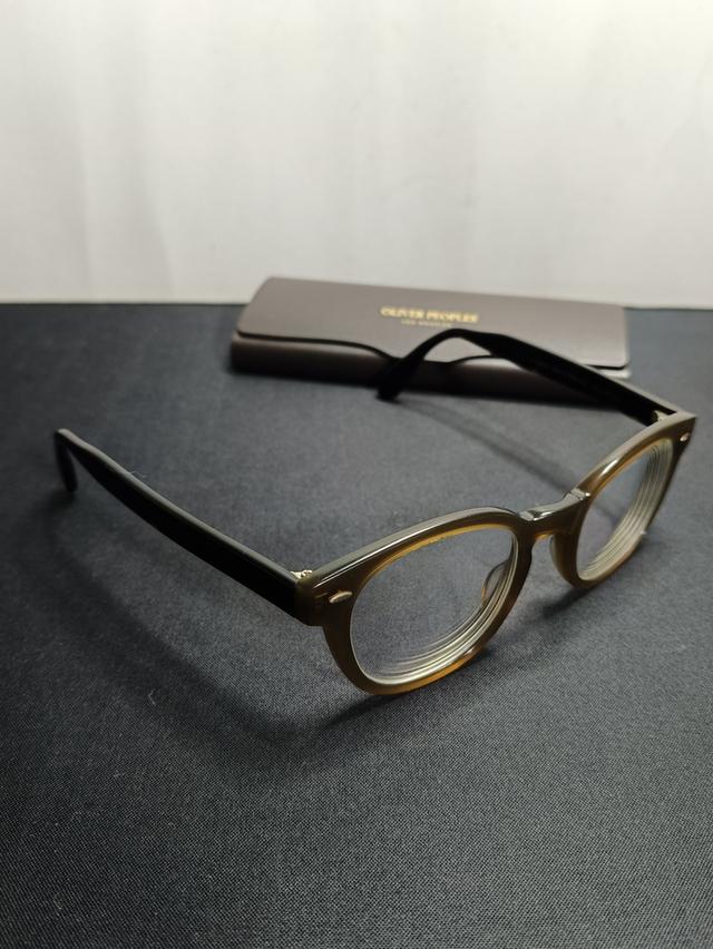 กรอบแว่นตา Oliver Peoples Sheldrake OV5036 สีกรวยส้มน้ำตาล พร้อมกล่องแท้ รูปที่ 7