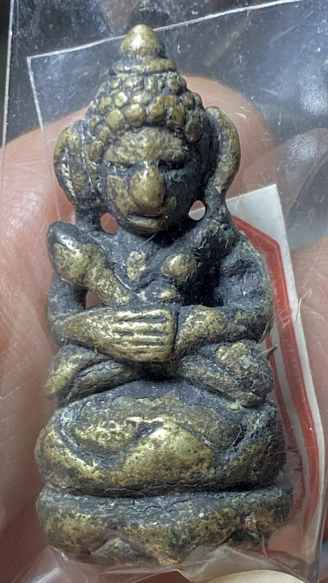 พระกริ่งเขมร ยุคต้น เนื้อสัมฤทธิแก่ทอง รูปที่ 1