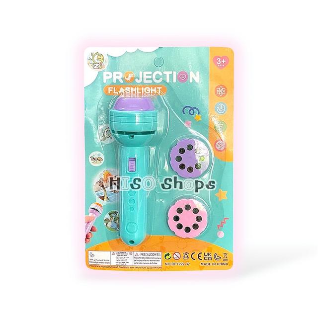 ไฟฉายโปรเจคเตอร์สุดน่ารัก เครื่องฉายโปรเจคเตอร์สำหรับเด็กมี 3 สีสุดฮิต มาพร้อมหัวเปลี่ยนภาพถึง 2 หัว รวม 16 ภาพของการ์ตูนและสัตว์นานาชนิด! 9