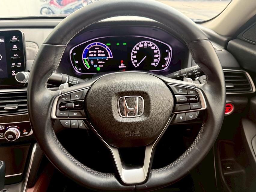 HONDA ACCORD 2.0 HYBRID TECH TOP 2019 สีดำ ประหยัด มือเดียว รูปที่ 8