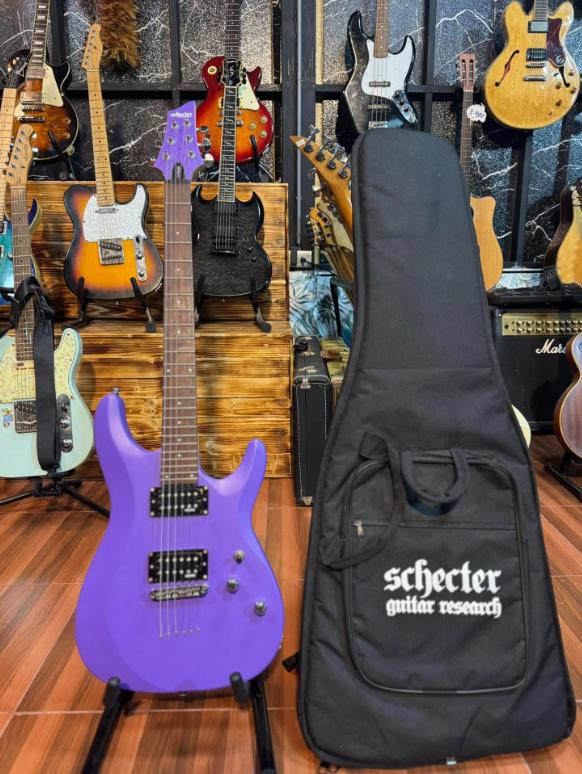 กีตาร์ไฟฟ้า Schecter C6 Deluxe สีม่วง