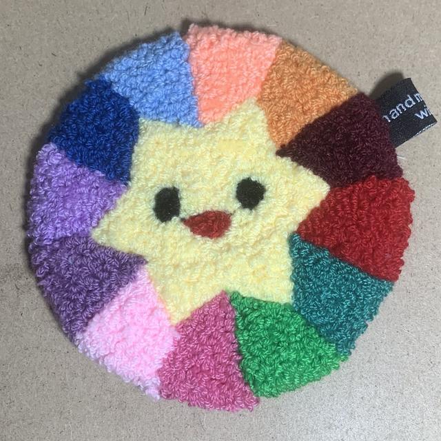 ที่รองแก้ว ลายน้องดาวสีรุ้ง (Rainbow Star)