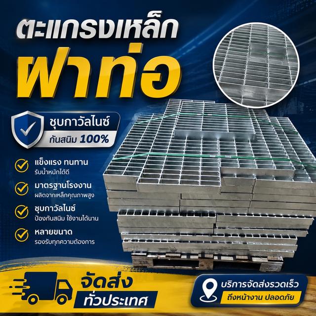 ตะแกรงเหล็ก ตะแกรงระบายน้ำ