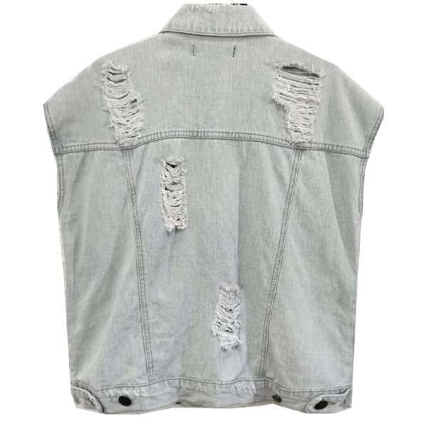 FOREVER21 กั๊กยีนส์ ไซส์หายาก แต่งขาดเท่สุด ๆ สียีนส์ซีด ช ญ ใส่ได้ 2