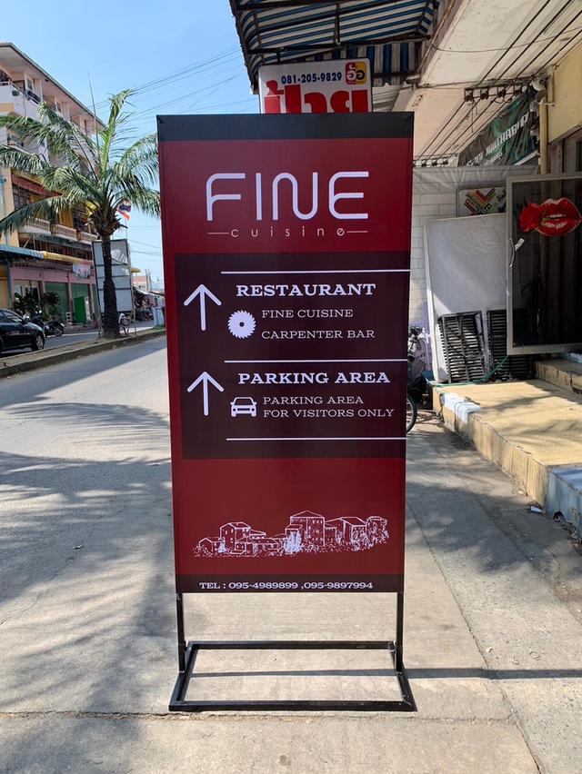 โครงเหล็กป้ายตั้งหน้าร้าน 7
