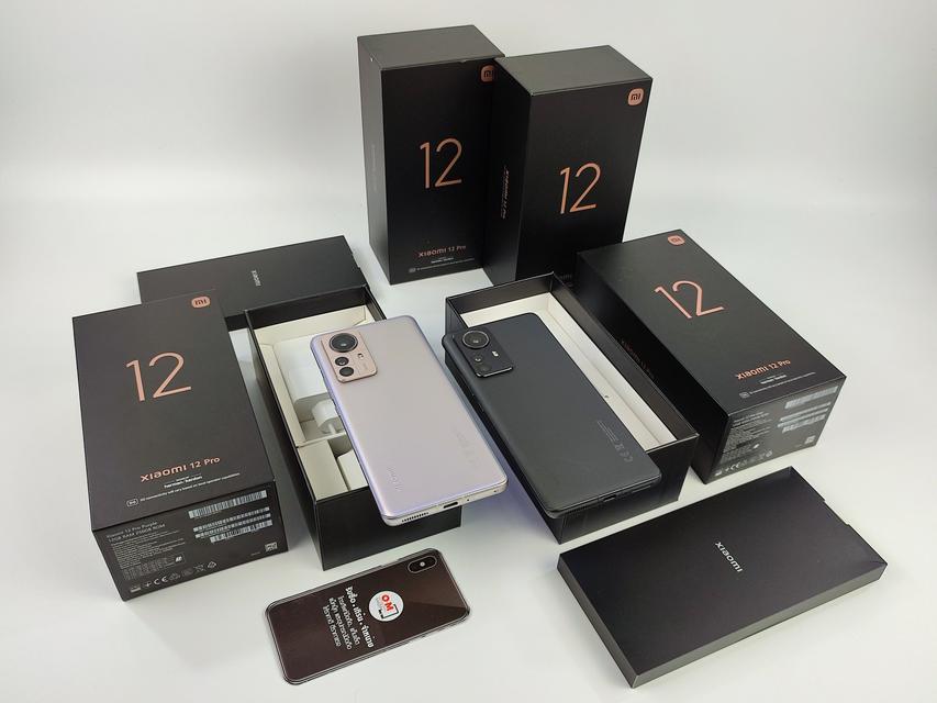 ขาย/แลก Xiaomi12 Pro 5G 12/256GB ศูนย์ไทย ประกันศูนย์ 02/2566 สวยมาก Snapdragon8 Gen1 แท้ ครบยกกล่อง เพียง 24,900 บาท  2