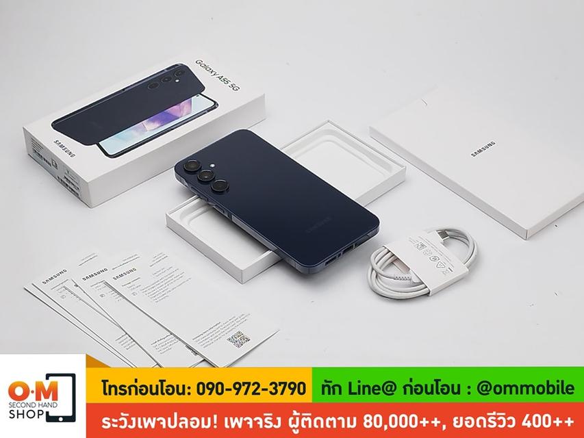 ขาย/แลก Samsung Galaxy A55 5G 12/256GB Awesome Navy ศูนย์ไทย ประกันศูนย์ยาว สวยมาก แท้ ครบกล่อง เพียง 11,990 บาท  1