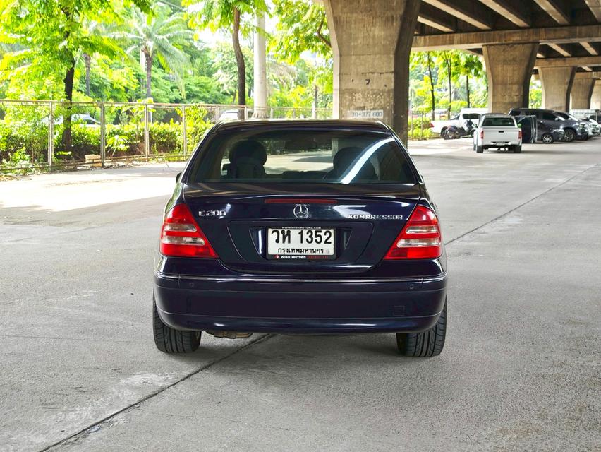 ขายรถ Benz C200 W203 ปี 2003 สีน้ำเงิน เกียร์ออโต้ 5