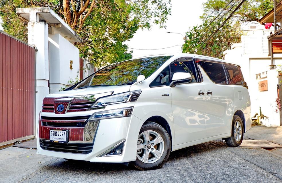 Toyota vellfire 2.5 hybrid X ปี 2021 ไมล์ 86,000 km