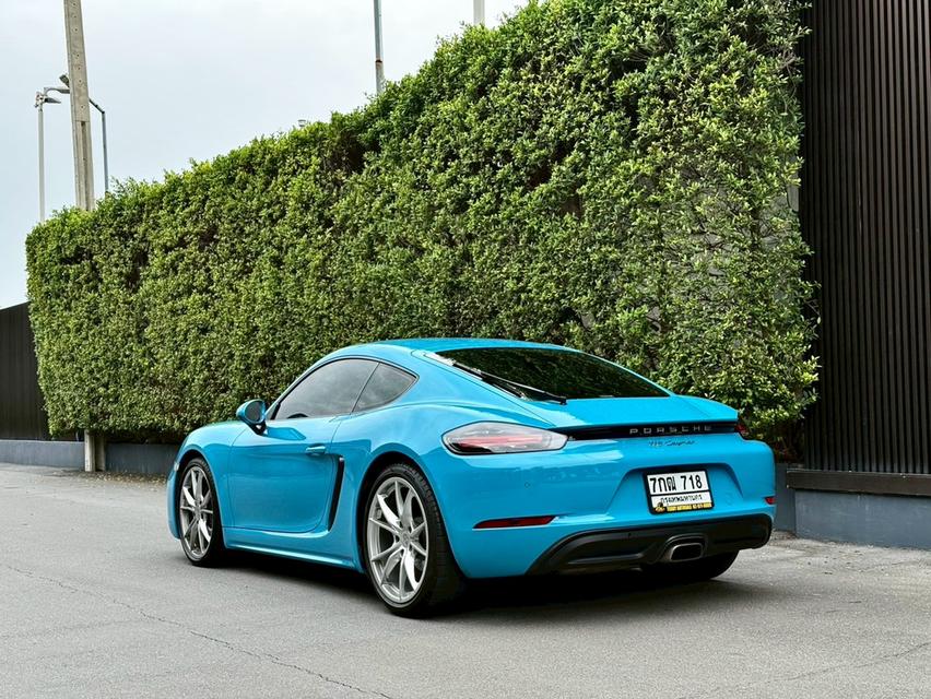 Porsche #718 Cayman สี Miami Blue ปี 2018