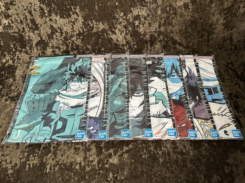 [ส่งต่อ] ครบเซต 8 ลาย! ผ้าเช็ดหน้า Visual Towel My Hero Academia (Ichiban Kuji รางวัล J) รูปที่ 11