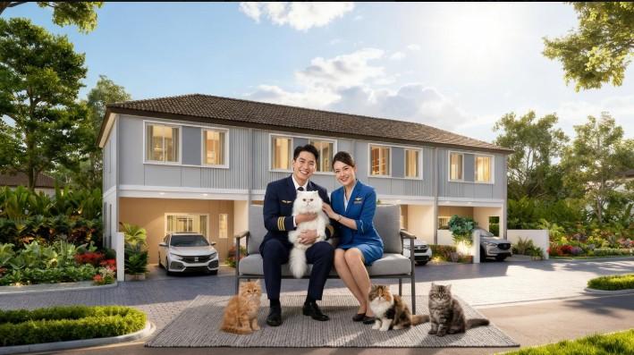 โครงการบ้านพฤกษาบางนา-ศรีวารี ช่วยให้คนที่ยังกู้บ้านไม่ได้ให้ได้บ้านที่ตัวเองต้องการ กับ 𝗣𝗥𝗨𝗞𝗦𝗔 𝗣𝗔𝗦𝗦 เพียง 14,800 บาท/เดือน 2