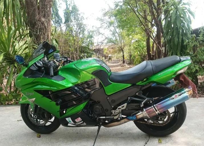 Kawasaki Ninja ZX-14R สีเขียว 5