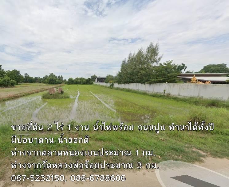 ขายที่ดิน 2 ไร่ เมืองนครสวรรค์ ใกล้กลาดหนองเบน