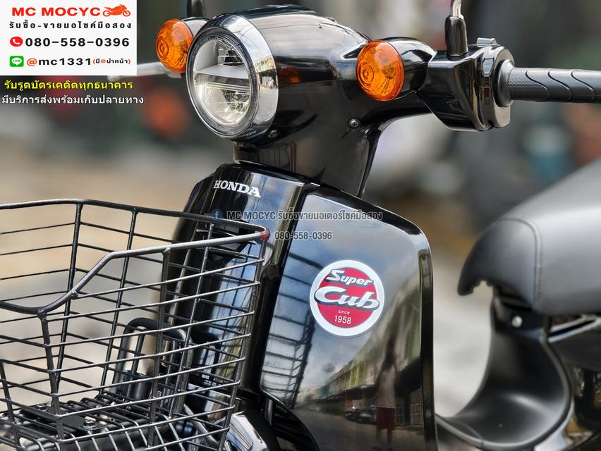 super cub 2023 วิ่ง6000โลแท้ สตาดมือ รถบ้านแท้มือเดียว สภาพป้ายแดง No1105 10