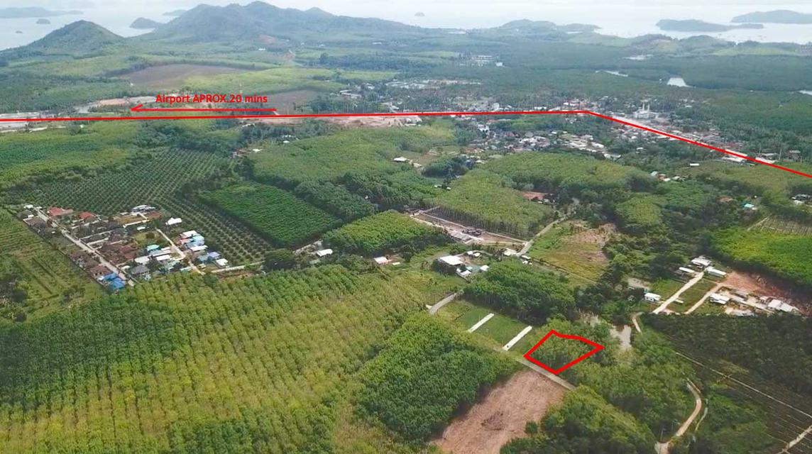 Pristine plot of land 1,600 sqm (1 Rai) in Paklog 2