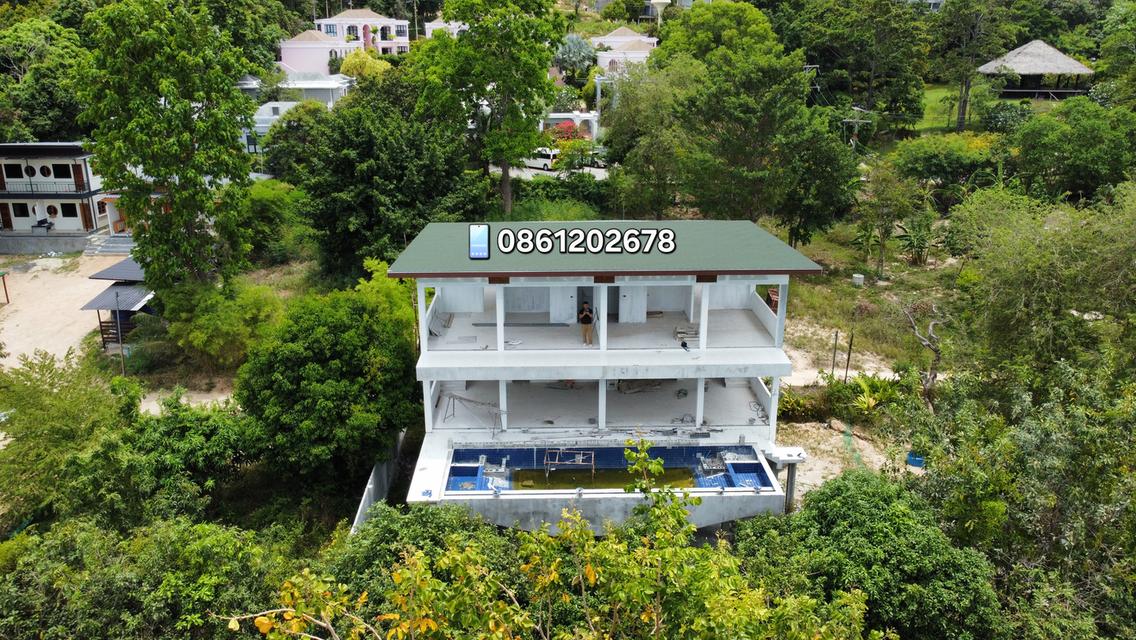 ขายที่ดินพร้อมบ้านซีวิวเกาะสมุย 17