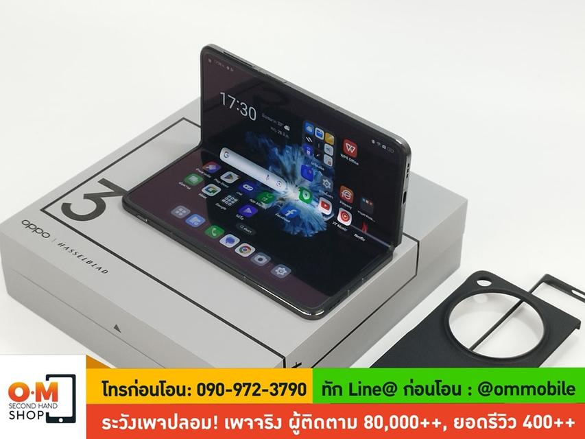ขาย/แลก OPPO Find N3 16/512GB สีดำ คลาสสิก ศูนย์ไทย ประกันศูนย์ สภาพสวยมาก แท้ ครบกล่อง เพียง 39,900 บาท 3