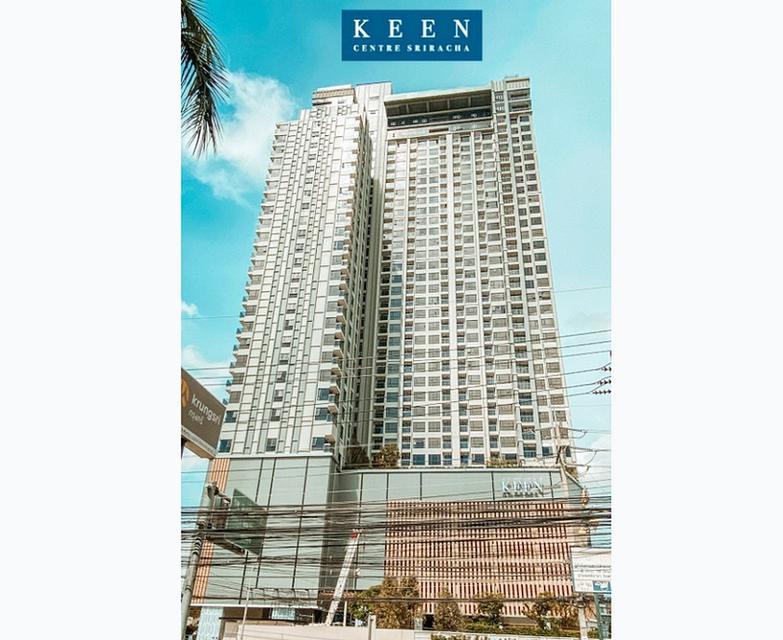 Condo Keen Centre​ Sriracha ตรงข้ามโรบินสัน ศรีราชา 35 ตรม 1 นอน ชั้น18 วิวภูเขา ตะวันออก ตกแต่งครบ 11