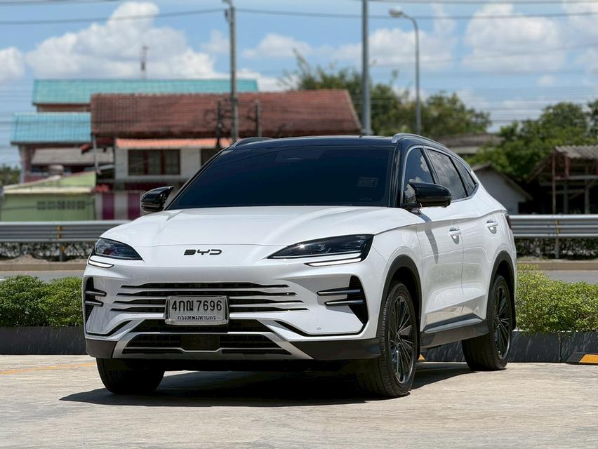 BYD SEALION 6,1.5 PREMIUM DM-i PLUG INHYBRID ปี2024 จดทะเบียน ปี 2025 สีขาว วารันตรีศูนย์ยังเหลือ 📍📍ไมล์แท้ 36,824 km.