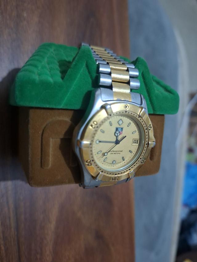 Tag Heuer 2000 Professional Date Gold Steel 36mm Quartz Watch 3