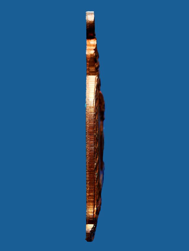 เหรียญหลวงพ่อพรหม วัดช่องแค พิมพ์ระฆังพิเศษ เนื้อทองแดง ปี 2513 4