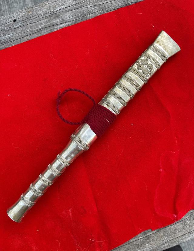 มีดหลูบเงินโบราณล้านนา ครูบาเทวฤทธิ์ มีดซุยอุ่ม มีดหมอล้านนา เจ้าน้อยต้นตาทิพย์ 15