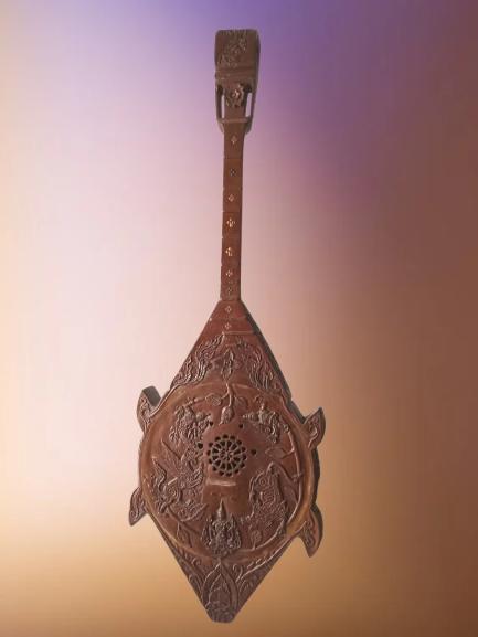 ซึงเก่าแกะสลัก Old Carving Seung Northern Thai Lute ปี2529