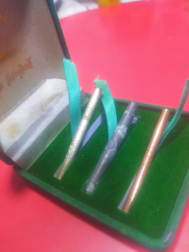 ตะกรุด 3 ดอก ชุดกล่องกรรมการ หลวงปู่โต๊ะ  2