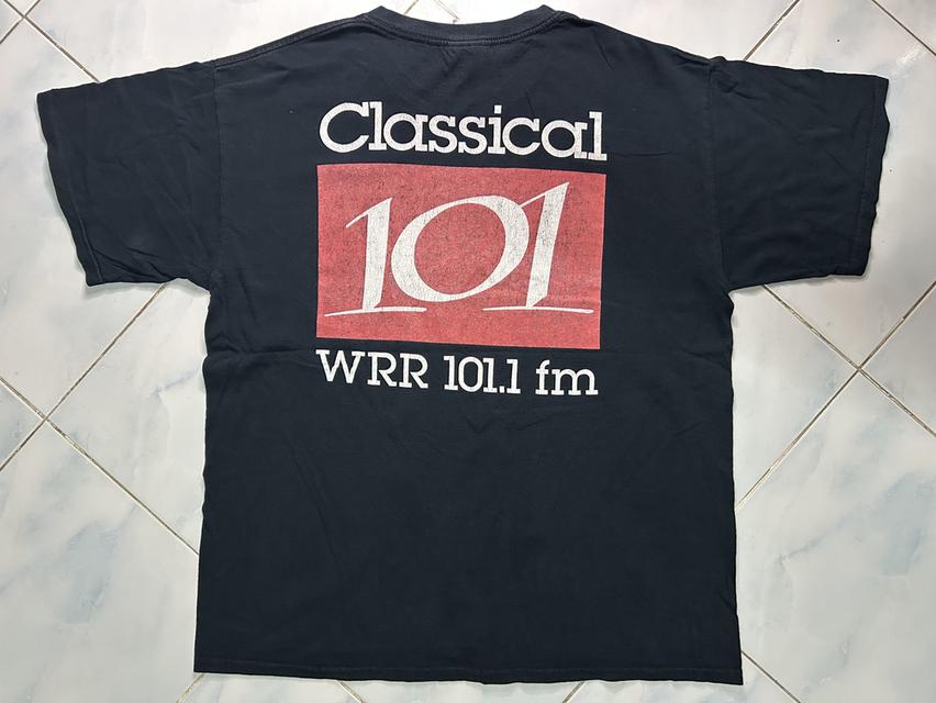 📻 [Vtg. Radio Station] เสื้อ Classical 101 (WRR 101.1 fm) - ไม่มีตะเข็บข้าง! รูปที่ 2