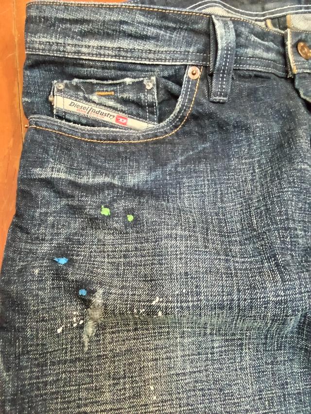 Rare Item กางเกงยีนส์ Diesel Thanaz Made in Italy ของแท้ รูปที่ 3
