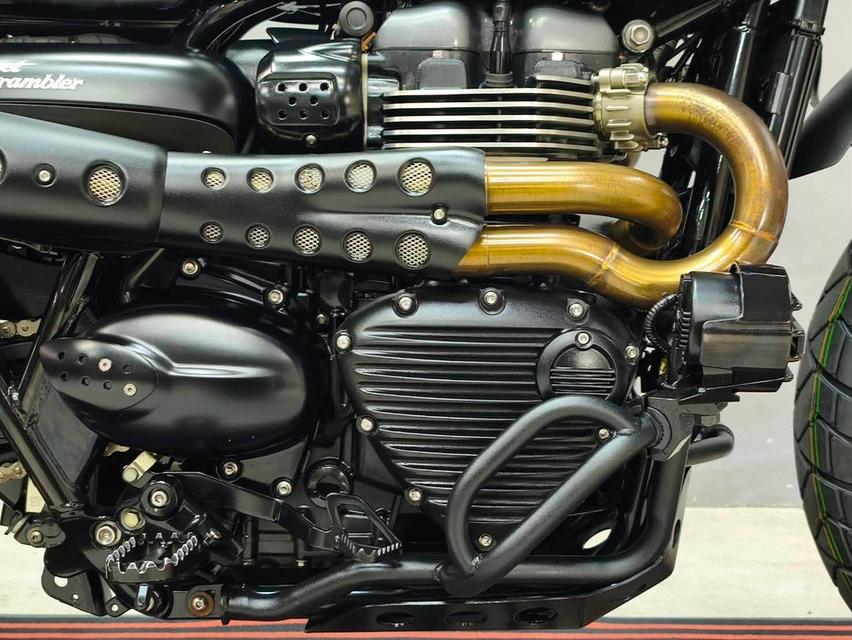 ออกถ 0 บาท Triumph Street Scrambler 900 ปี 2018 abs 🇬🇧 รถมือเดียว ของแต่งหลักแสน รูปที่ 13