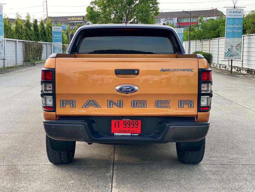 Ford Ranger Wildtrak 2.0 4x2 ปี 2020 สีส้ม ไมล์ 58,xxx km