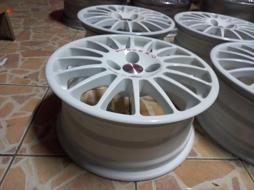 FOR SALE ! ล้อแท้  แค่ 12,500 บาท  - OZ RACING SUPERTURISMO WRC - 16x7 - ET37 - 4x100 - Made In Italy 🇮🇹 - โทร 0850227371 รูปที่ 5