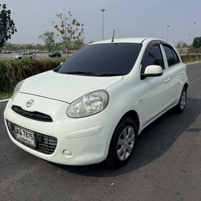 NISSAN March E AUTO 2012  ✅สวย เดิม ไม่เคยชน ไม่เคยแก็ส ❇️ภายในสะอาด ไมล์แท้ใช้น้อย ✅ รูปที่ 3