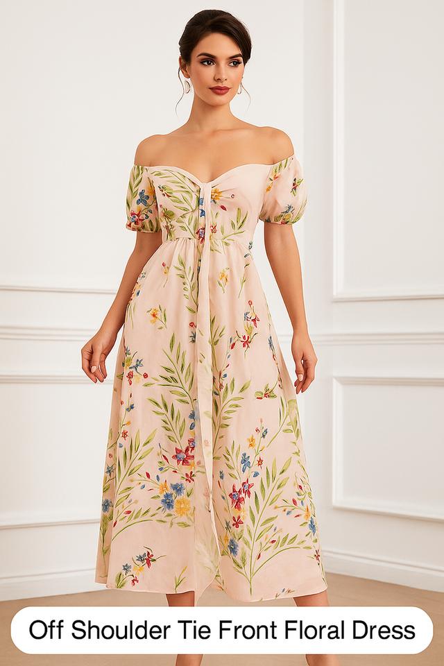 เดรส Tropical Dream Maxi" หรือ "เดรสแม็กซี่ลายพฤกษา @SP020 2