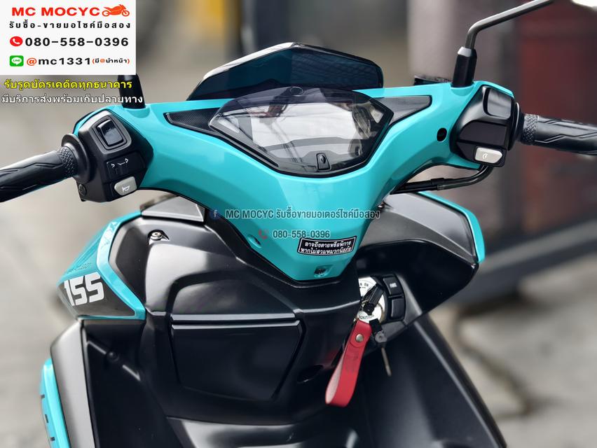 Aerox 2019 เลขไมล์ 10000โล รถบ้านแท้เครื่องท่อเดิม มีเล่มเขียวชุดโอนครบ  No1041    7