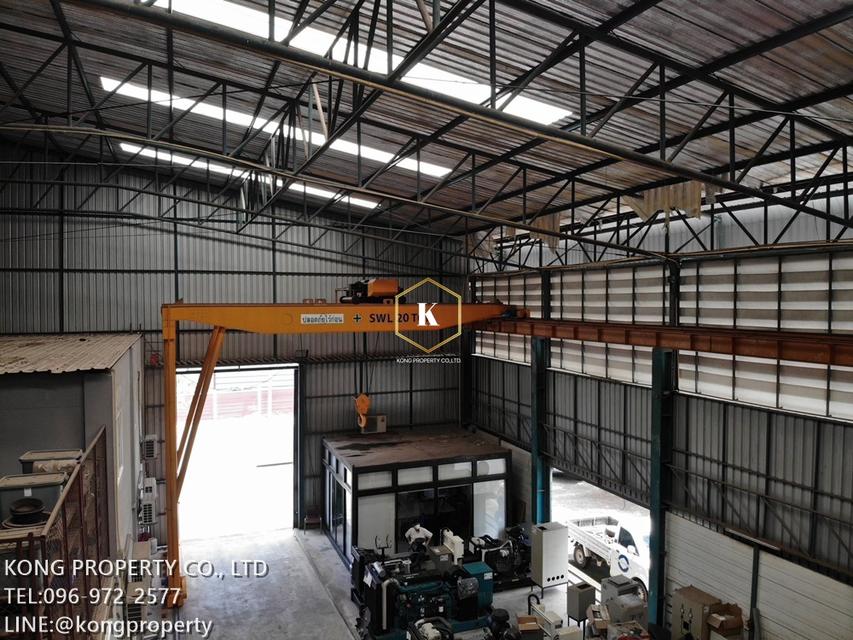 ให้เช่าโกดัง พระราม 2 พันท้ายนรสิงห์ อำเภอเมือง สมุทรสาคร 2,350ตรม พร้อมเครน 6