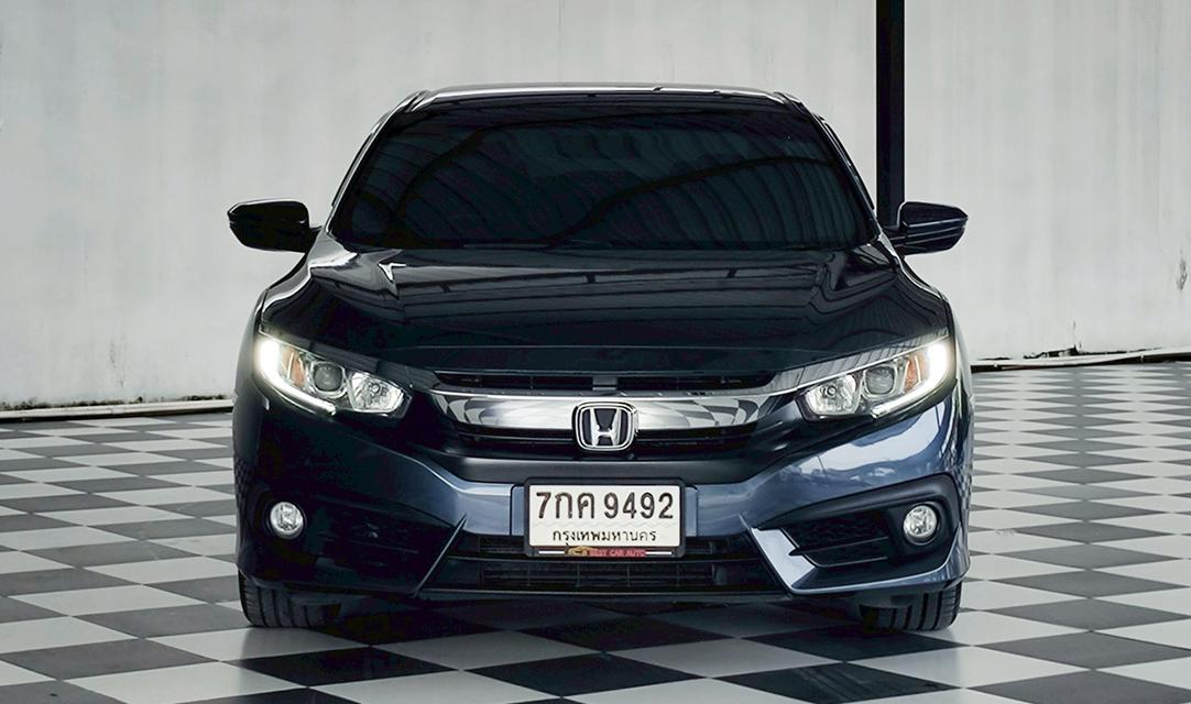 🔥HONDA CIVIC FC 1.8 EL เกียร์ ปี 2017 จด18 🔥(สีน้เงิน) เคดิตดีฟรีดาวน์ 2