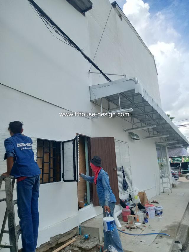 รับเหมา ต่อเติม โครงหลังคา กันสาด ห้องครัว เทพื้น ปูกระเบื้อง IDLine dddesign23 16