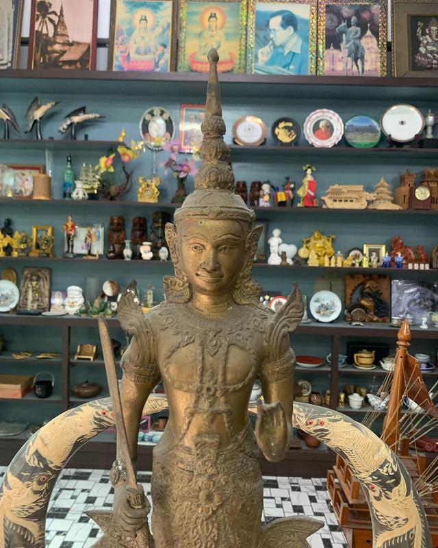 พระสยามเทวา ทองเหลืองขนาดใหญ่ 6