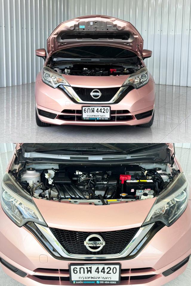 รถบ้าน ผ่อน 4 พันบาท Nissan Note 1.2V เกียร์ออโต้ สีชมพูหวานๆ รูปที่ 8
