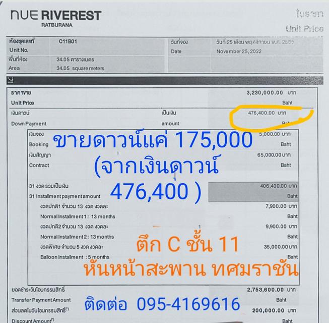 คอนโด nue reverest ราษฎร์บูรณะ 1