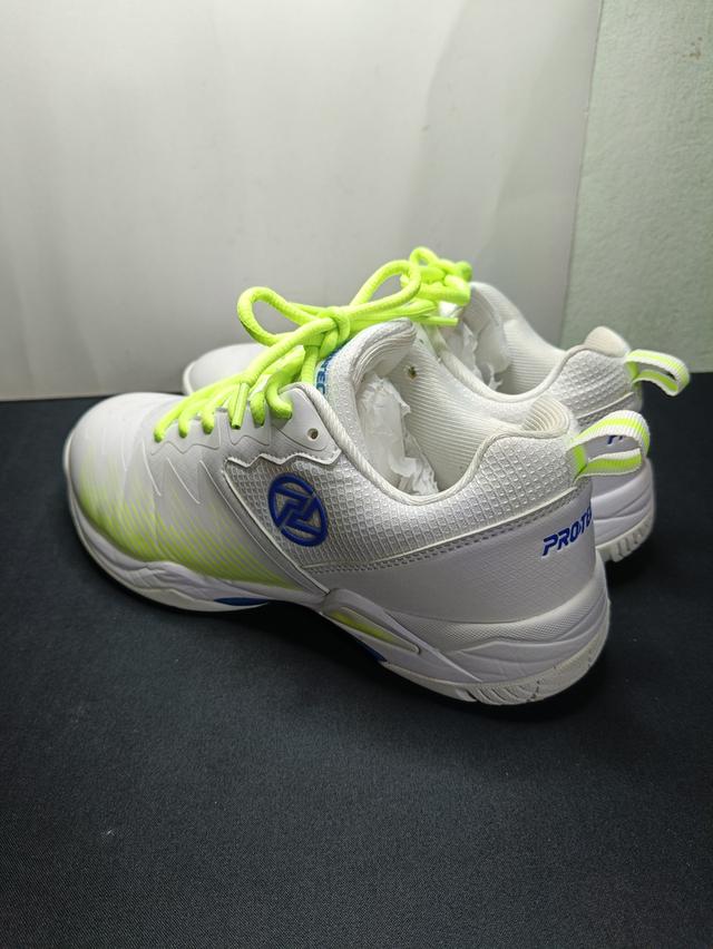 รองเท้าแบดมินตัน Protech Predator XP สีขาว-เขียวเลมอน ไซส์ 38 / 24cm รูปที่ 2